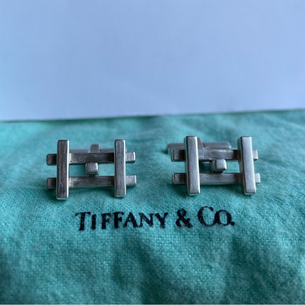 Tiffany & Co. Frank Gehry "Axis" Collection Cufflinks
